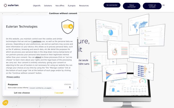 Screenshot of eulerian.com
