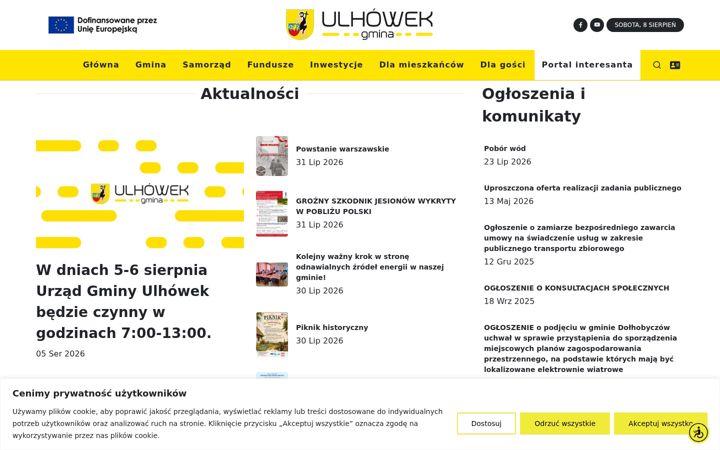 Screenshot of eulhowek.pl