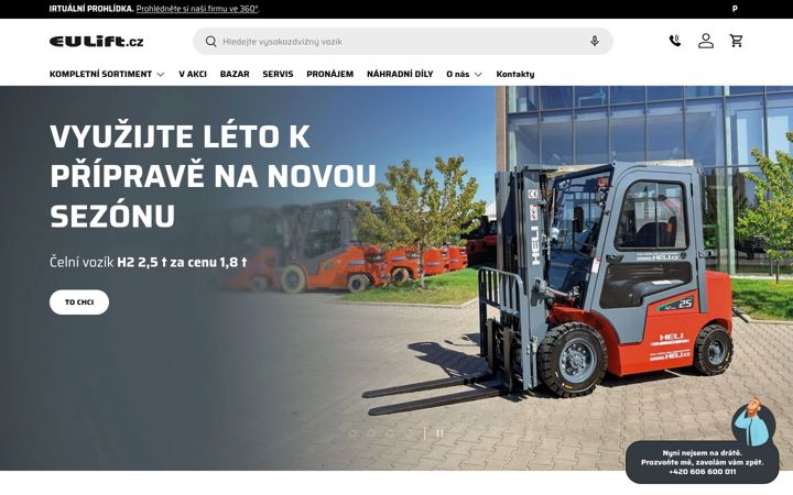Zrzut ekranu eulift.cz