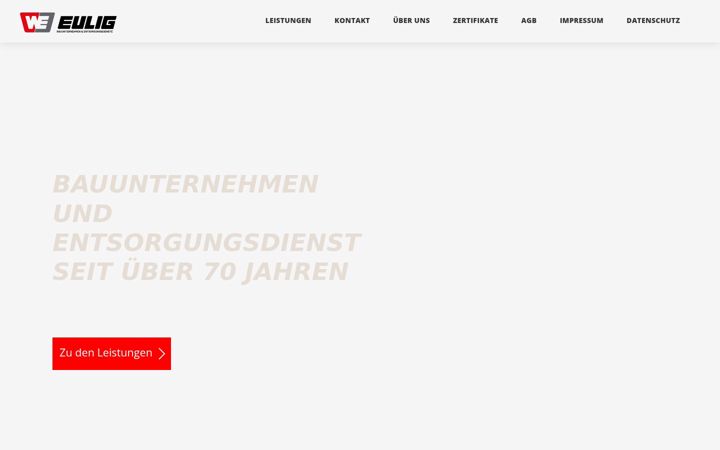 Screenshot von eulig.de
