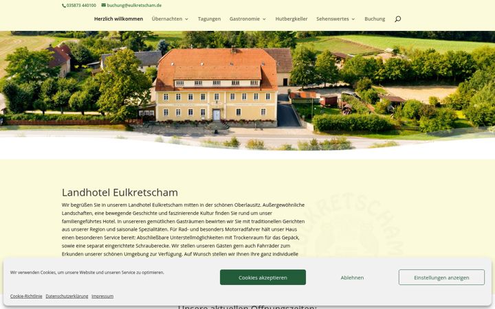 Screenshot of eulkretscham.de