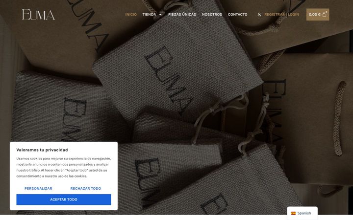 Screenshot of eumajoyeria.com
