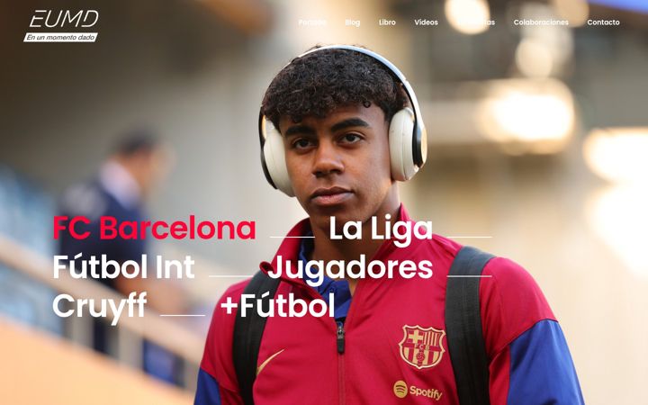 Screenshot of eumd.es