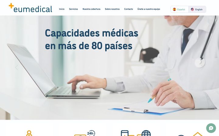Screenshot of eumedical.es