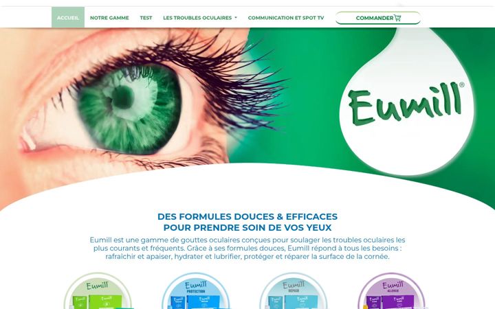 Screenshot of eumill.fr