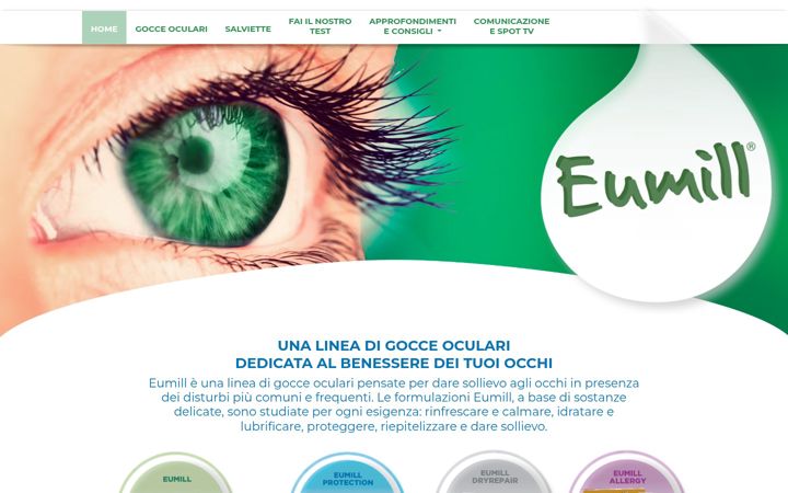 Screenshot of eumill.it