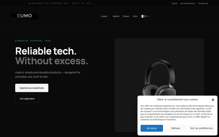 Screenshot of eumooff.com