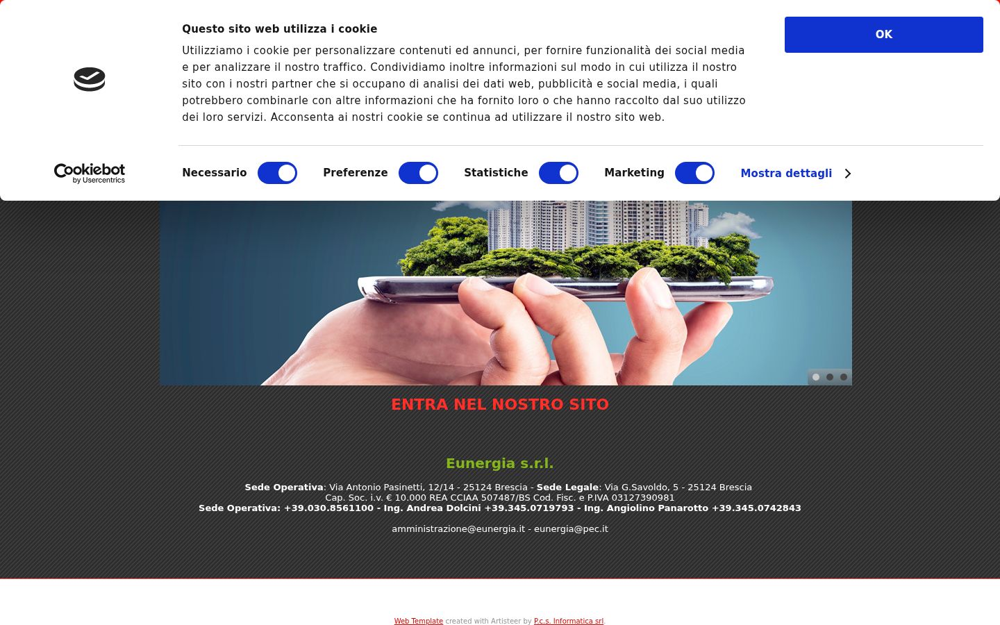 Sutikimo reklamjuostės, rodytos prieš bet kokią sąveiką, ekrano kopija