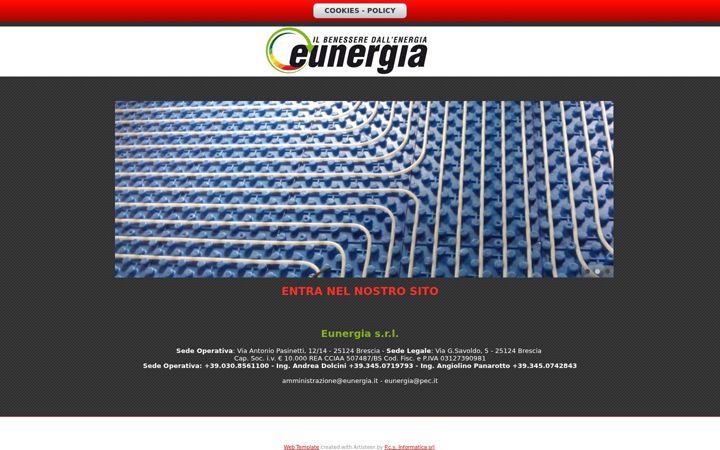 Screenshot of eunergia.it