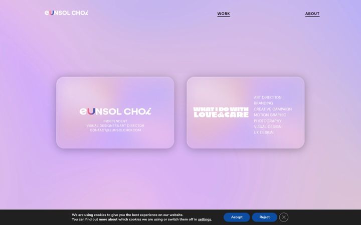 Screenshot of eunsolchoi.com