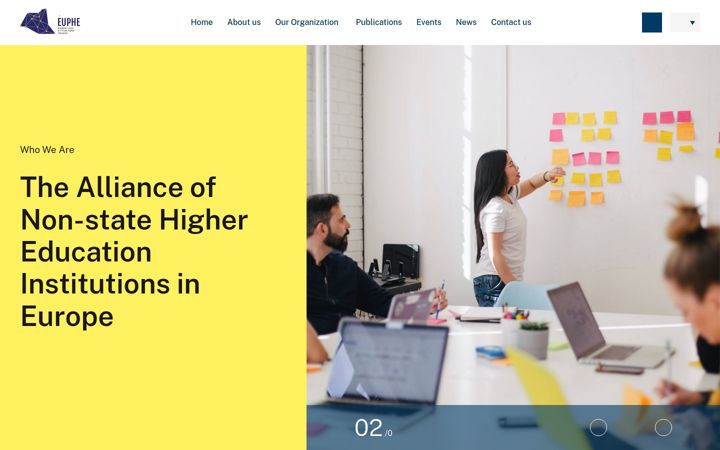 Screenshot of euphe.eu