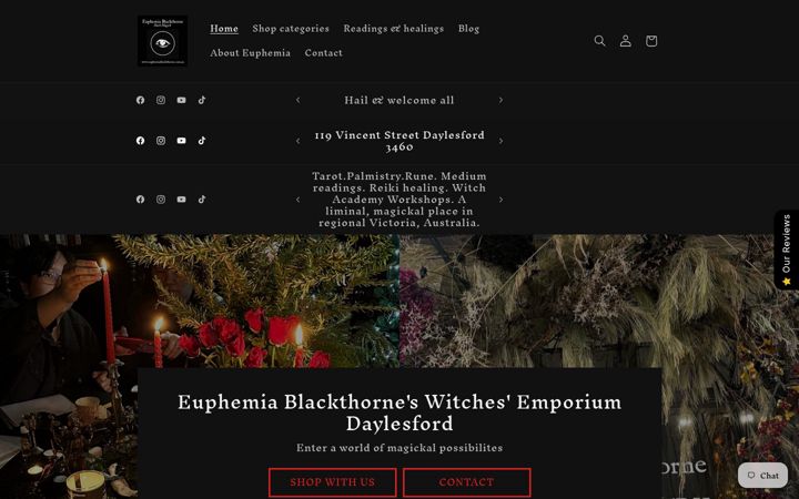 Screenshot di euphemiablackthorne.com.au