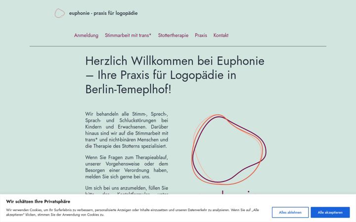Screenshot of euphonie-berlin.de