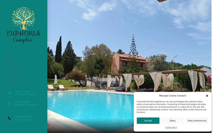 Screenshot of euphoriacomplex.com