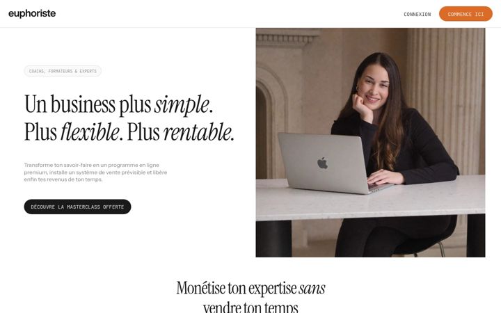 Screenshot of euphoriste.com