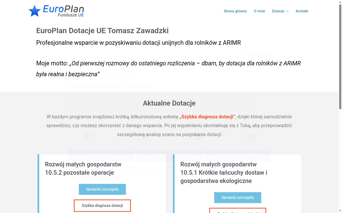 Snímek obrazovky baneru souhlasu zobrazeného před jakoukoli interakcí