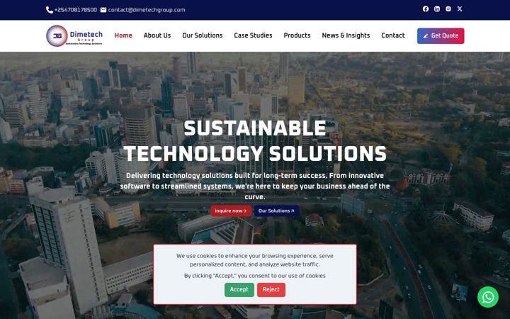 Screenshot of eupotech.com