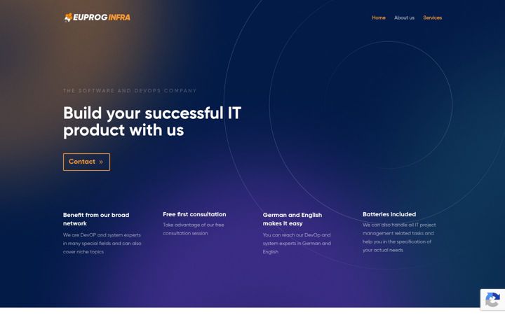 Screenshot of euprog-infra.com