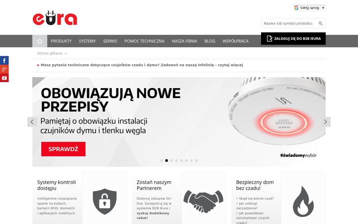 Screenshot of eura-tech.eu