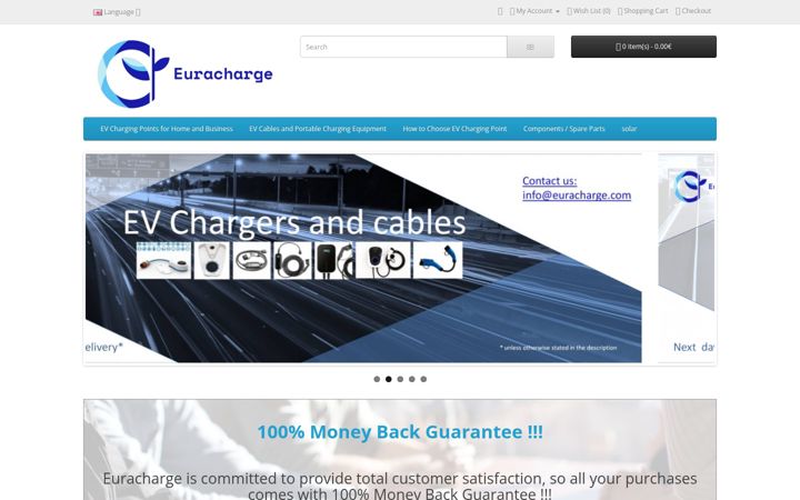 Screenshot of euracharge.com