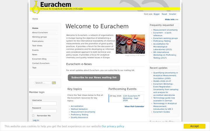 Képernyőkép: eurachem.org