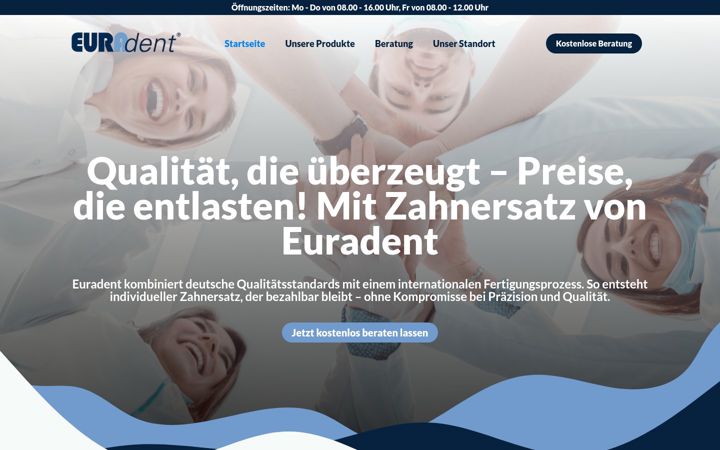 Screenshot of euradent.de