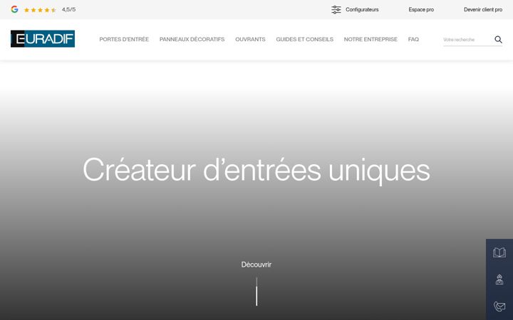 Screenshot of euradif.fr