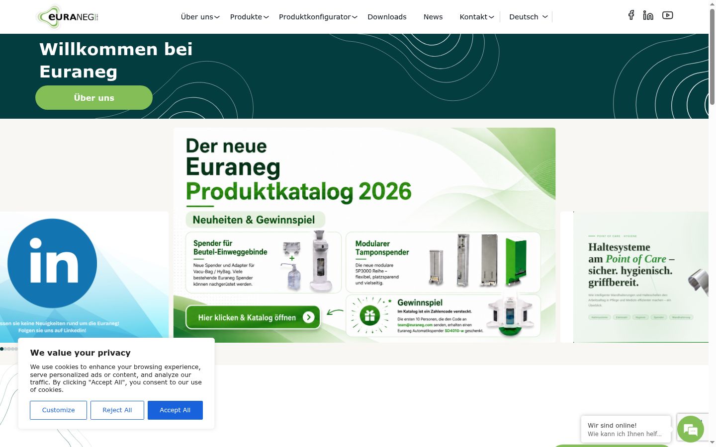 Sutikimo reklamjuostės, rodytos prieš bet kokią sąveiką, ekrano kopija