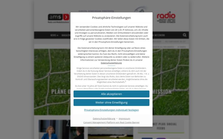 Screenshot of euranetplus.de