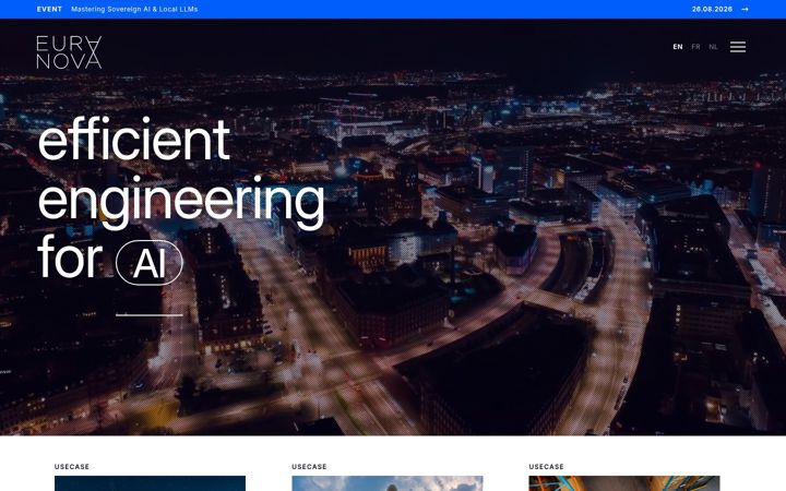 Screenshot of euranova.eu