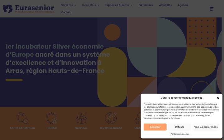 Screenshot di eurasenior.fr