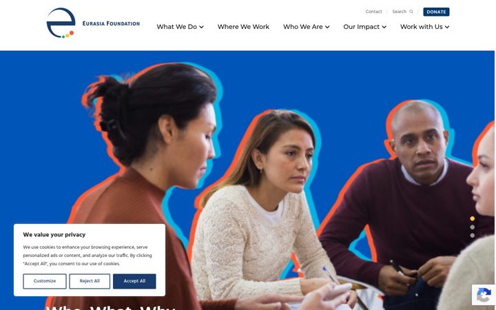 Screenshot of eurasia.org