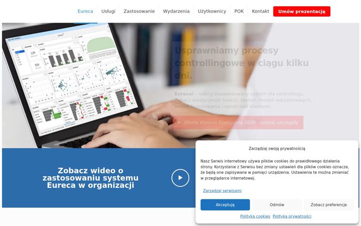 Screenshot of eureca.com.pl