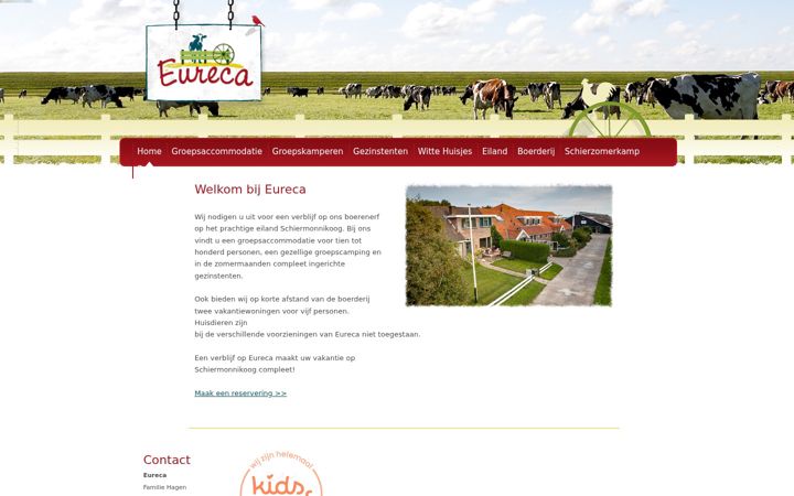 Screenshot von eureca.nl
