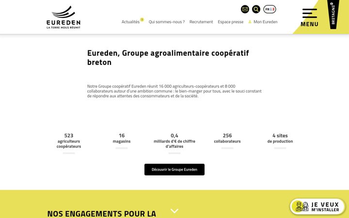 Screenshot of eureden.com