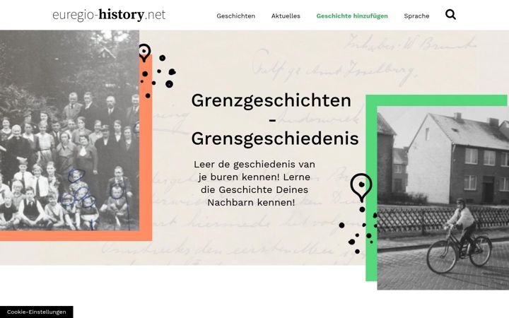Screenshot of euregio-history.net