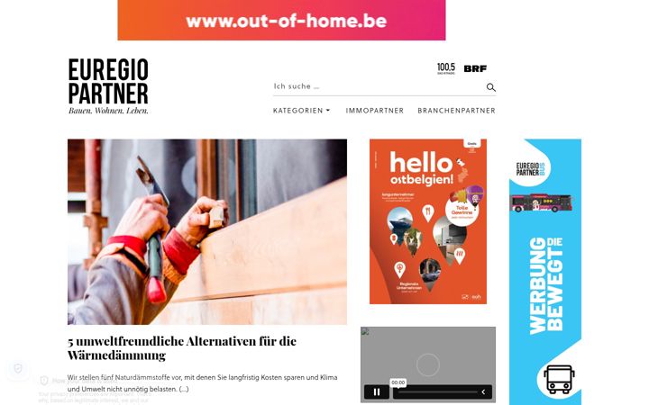 Screenshot of euregio-partner.eu