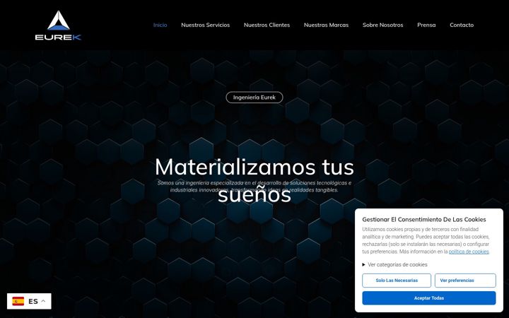 Screenshot of eurek.org