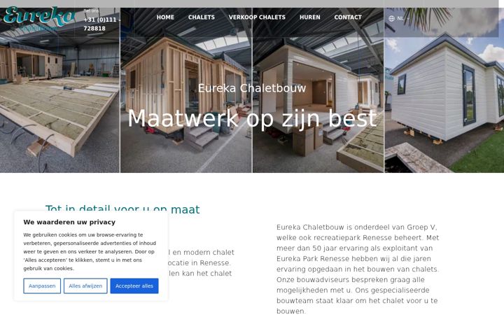 Screenshot ta' eurekachaletbouw.nl