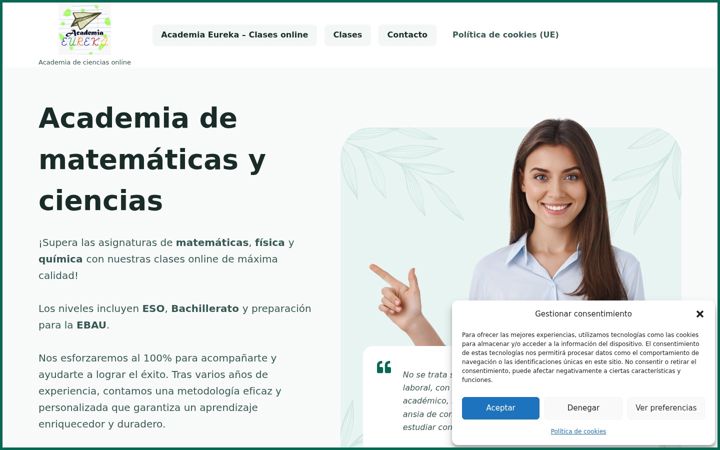 Screenshot of eurekaciencias.com