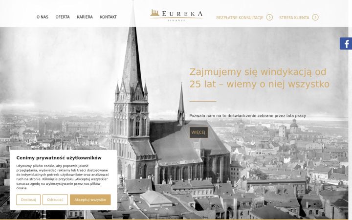 Screenshot of eurekafinanse.pl