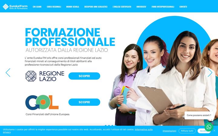 Screenshot of eurekaform.it