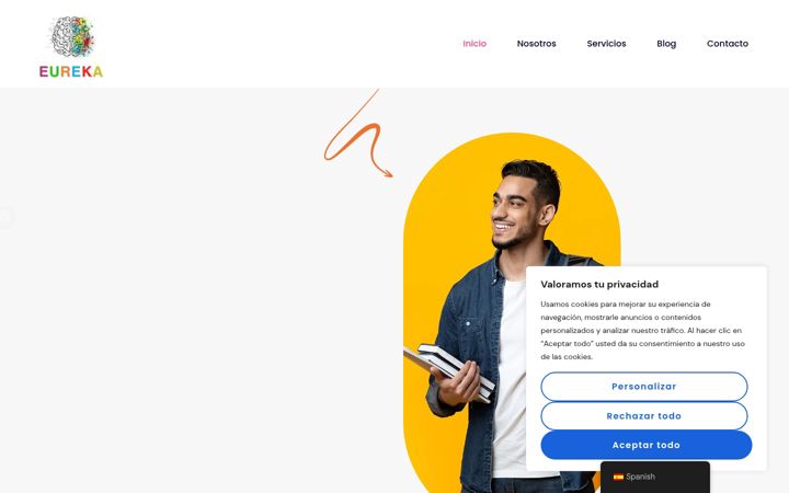 Screenshot of eurekaformacion.es