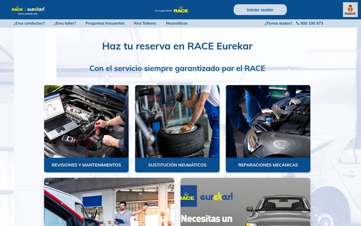 Screenshot stránky eurekar.com