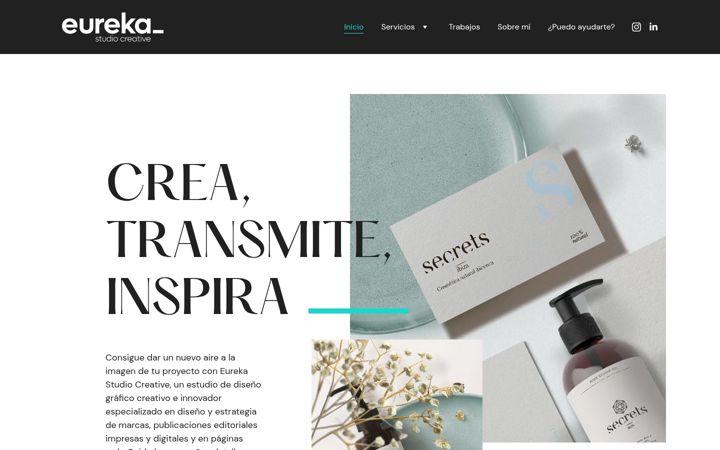 Screenshot of eurekastudiocreative.com