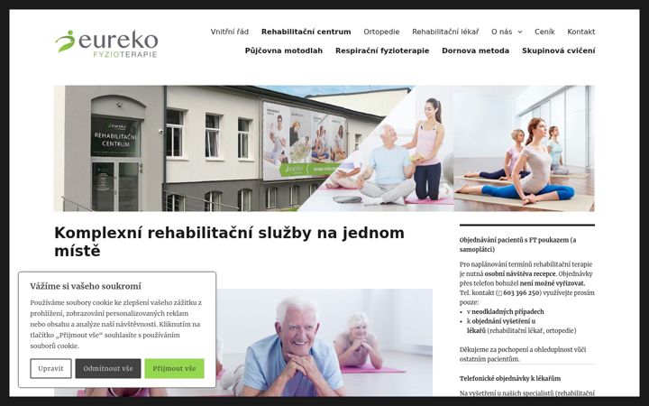 Zrzut ekranu eurekofyzio.cz