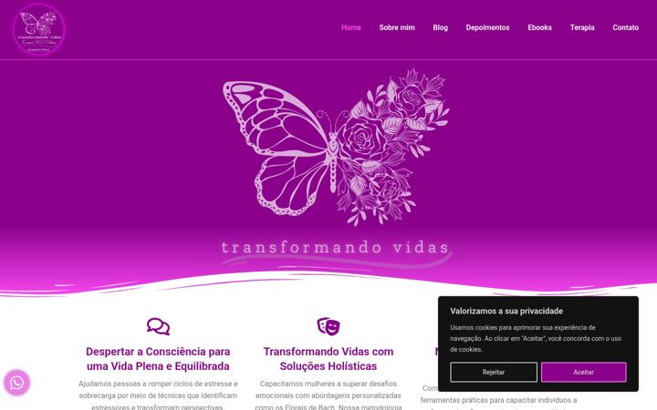 Screenshot of eurenipalma.com.br