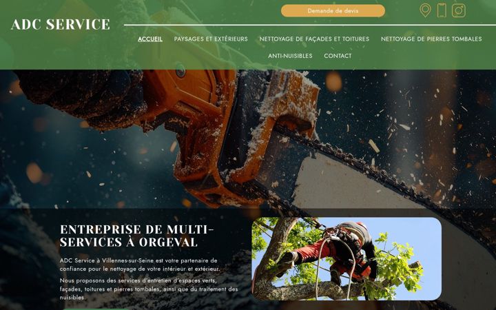 Screenshot of eureservices.fr