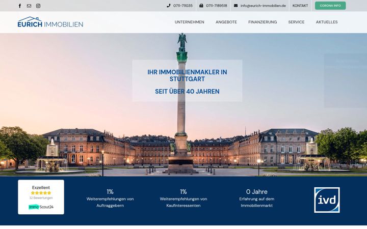 Ekrānuzņēmums no eurich-immobilien.de