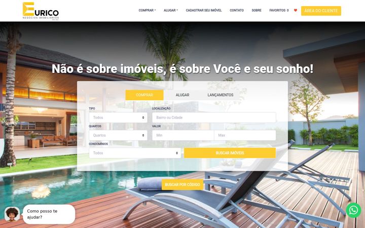 Captura de pantalla de euricovinhedo.com.br